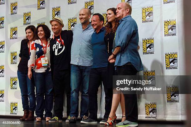 Executive producers and Hayley Atwell were featured at the Comic-Con Convention in San Diego, California, on July 25, 2014.