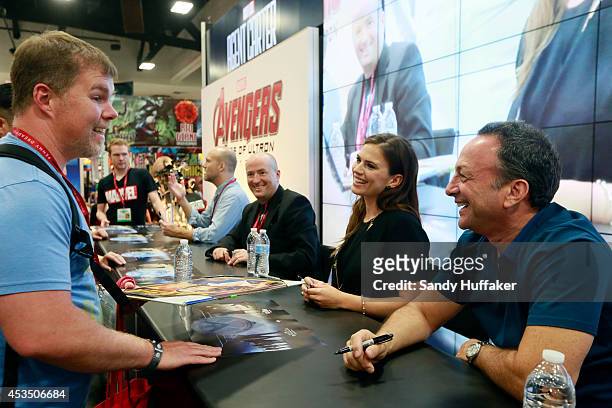 Executive producers and Hayley Atwell were featured at the Comic-Con Convention in San Diego, California, on July 25, 2014.