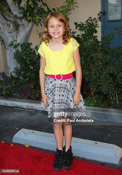 Actress Maggie Elizabeth Jones attends the premiere of "Child Of Grace" at Raleigh Studios on August 11, 2014 in Los Angeles, California.