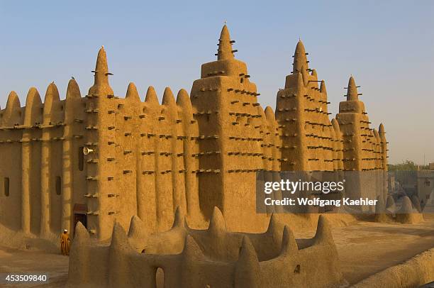 Mali, Djenne, Mosque, Mud Brick Building, World Heritage Site.