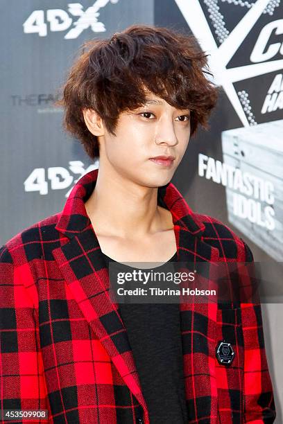 Jung Joon-young attends KCON 2014 at the Los Angeles Memorial Sports Arena on August 10, 2014 in Los Angeles, California.