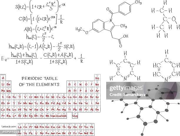 chemistry - molecule stock illustrations