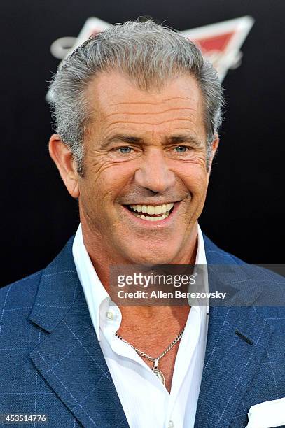 Actor Mel Gibson arrives at the Los Angeles premiere of Lionsgate Films' "The Expendables 3" at TCL Chinese Theatre on August 11, 2014 in Hollywood,...