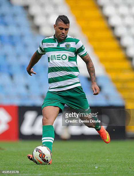 Mauricio Nascimento of Sporting Clube de Portugal in action during the Teresa Herrera Trophy match between Sporting Clube de Portugal and Club...