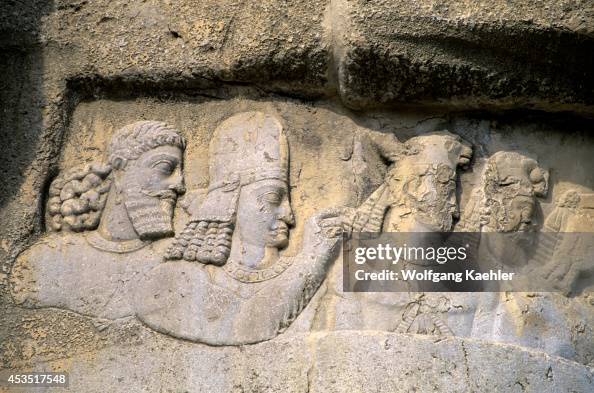Iran, Near Shiraz, Naghsh-e-rostan, Relief Of Bahram Ii Over Iran, Near Shiraz, Naghsh-e-rostan, Relief Of Bahram Ii Over