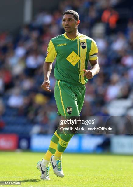 Hayden Mullins of Notts County in action during the Sky Bet League One match between Preston North End and Notts County at Deepdale on August 9, 2014...