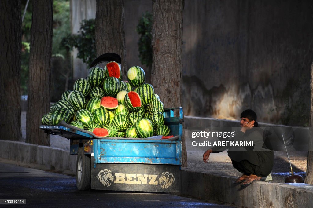 AFGHANISTAN-ECONOMY-WATERMELON