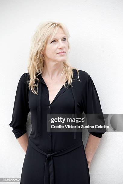 Actress Johanna Ter Steege poses on August 11, 2014 in Locarno, Switzerland.