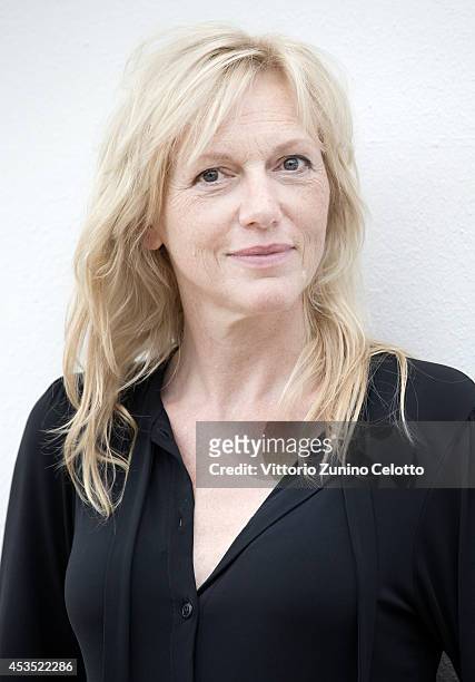Actress Johanna Ter Steege poses on August 11, 2014 in Locarno, Switzerland.