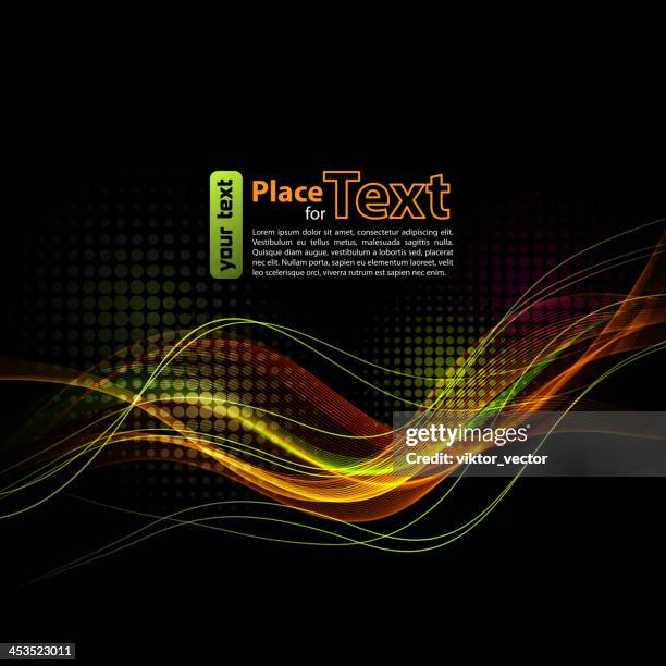 abstract wave design element - fireplace background stock illustrations