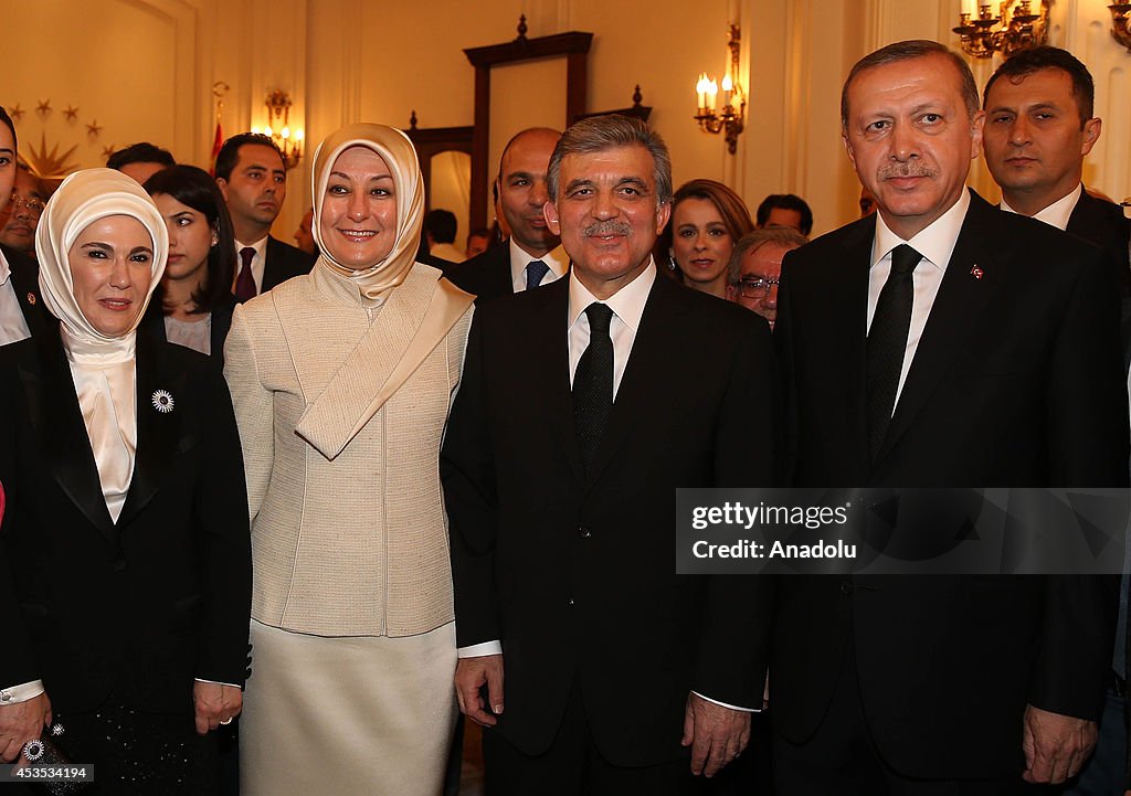 Farewell reception by Turkish President Gul in Ankara