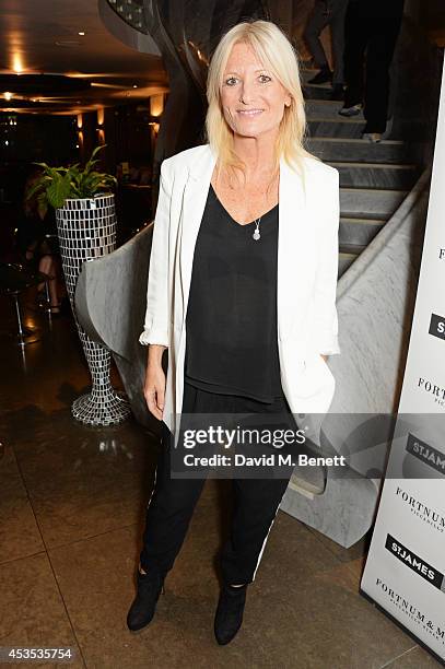 Gaby Roslin attends an after party celebrating the press night performance of "Celia Imrie: Laughing Matters" at the St James Theatre on August 12,...