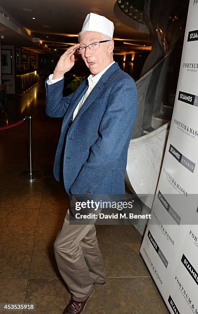 Paul O'Grady attends an after party celebrating the press night performance of "Celia Imrie: Laughing Matters" at the St James Theatre on August 12,...