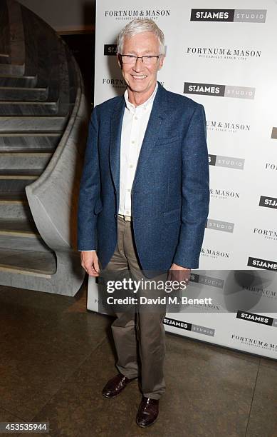 Paul O'Grady attends an after party celebrating the press night performance of "Celia Imrie: Laughing Matters" at the St James Theatre on August 12,...