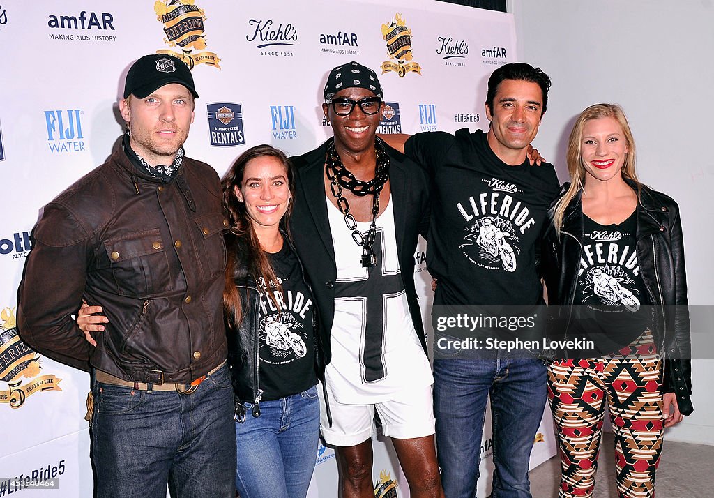 Kiehl's LifeRide For amfAR Co-Hosted By FIJI Water