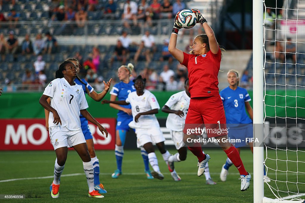 Ghana v Finland: Group A - FIFA U-20 Women's World Cup Canada 2014