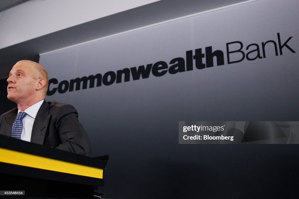 Commonwealth Bank Of Australia Chief Executive Officer Ian Narev Attends Earnings News Conference