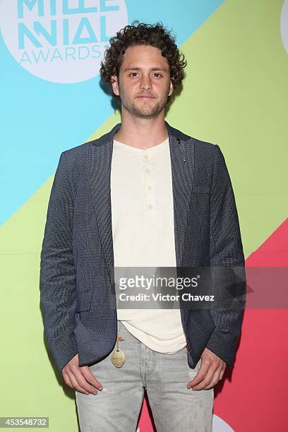 Christopher Uckermann attends the MTV Millennial Awards 2014 red carpet at Pepsi Center WTC on August 12, 2014 in Mexico City, Mexico.