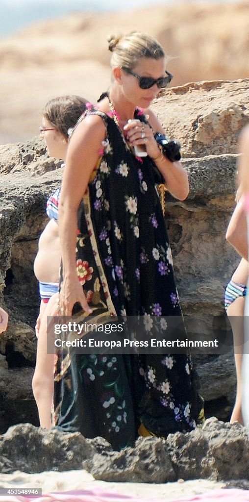 Kate Moss Sighting In Formentera - August 12 , 2014