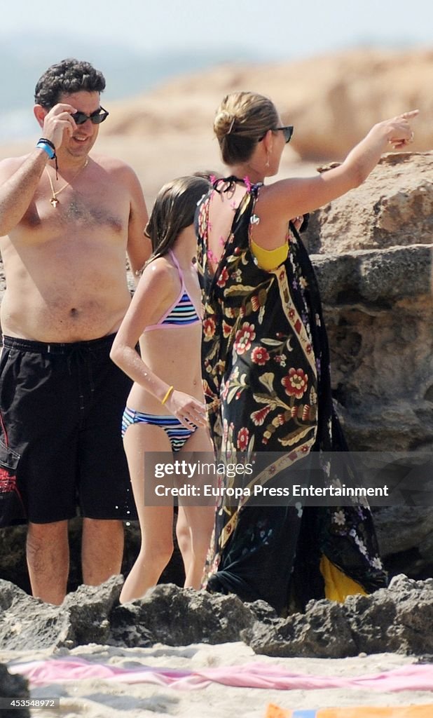 Kate Moss Sighting In Formentera - August 12 , 2014