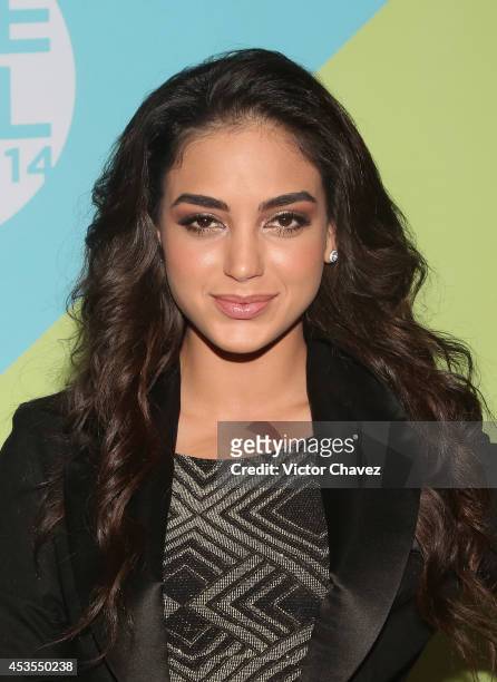 Melissa Barrera attends the MTV Millennial Awards 2014 red carpet at Pepsi Center WTC on August 12, 2014 in Mexico City, Mexico.