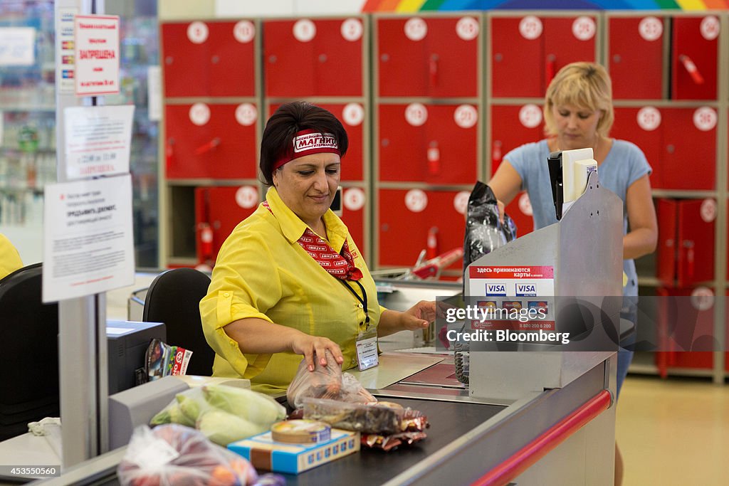 Inside A Russian Hypermarket As EU Braced For Sanction Pain