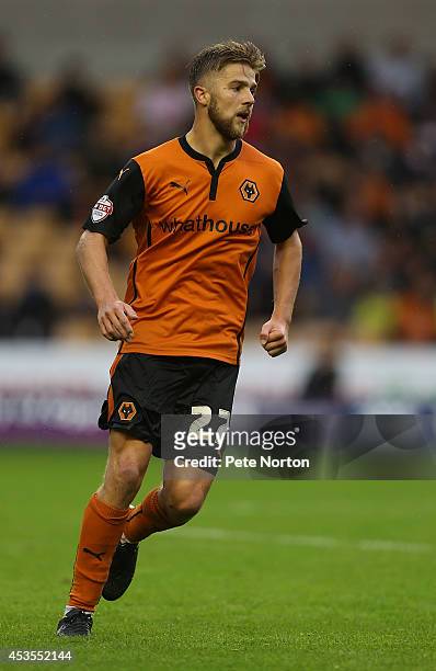 Michael Jacobs of Wolverhampton Wanderers in action during the Capital One Cup First Round match between Wolverhampton Wanderers and Northampton Town...
