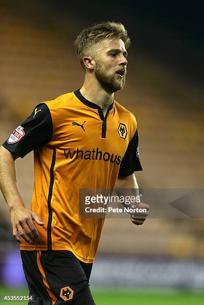 Michael Jacobs of Wolverhampton Wanderers in action during the Capital One Cup First Round match between Wolverhampton Wanderers and Northampton Town...