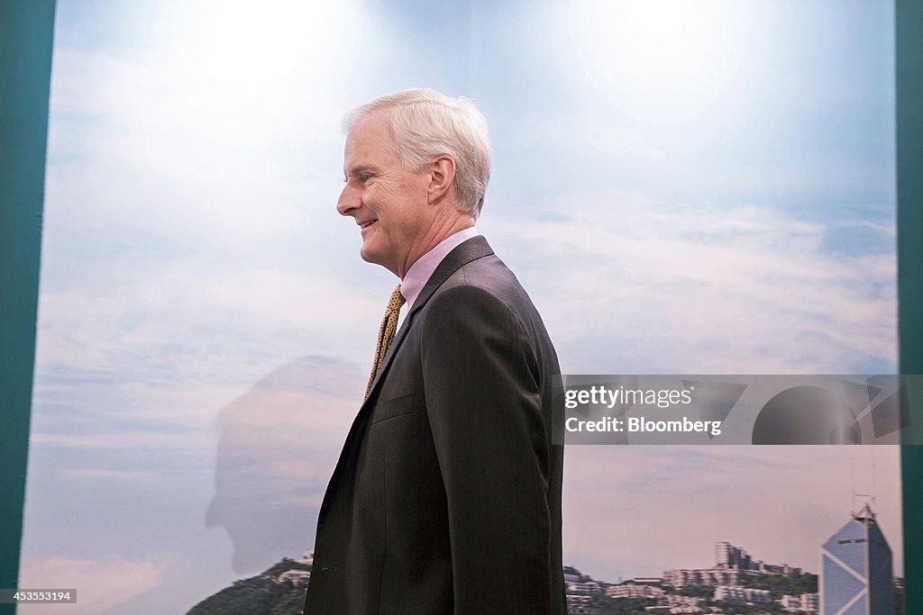 Views Of Cathay Pacific Airplanes And Chairman John Slosar Attends First Half Earnings News Conference