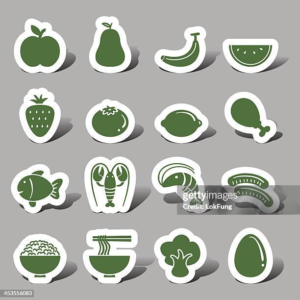 food interface icon - pear stock illustrations