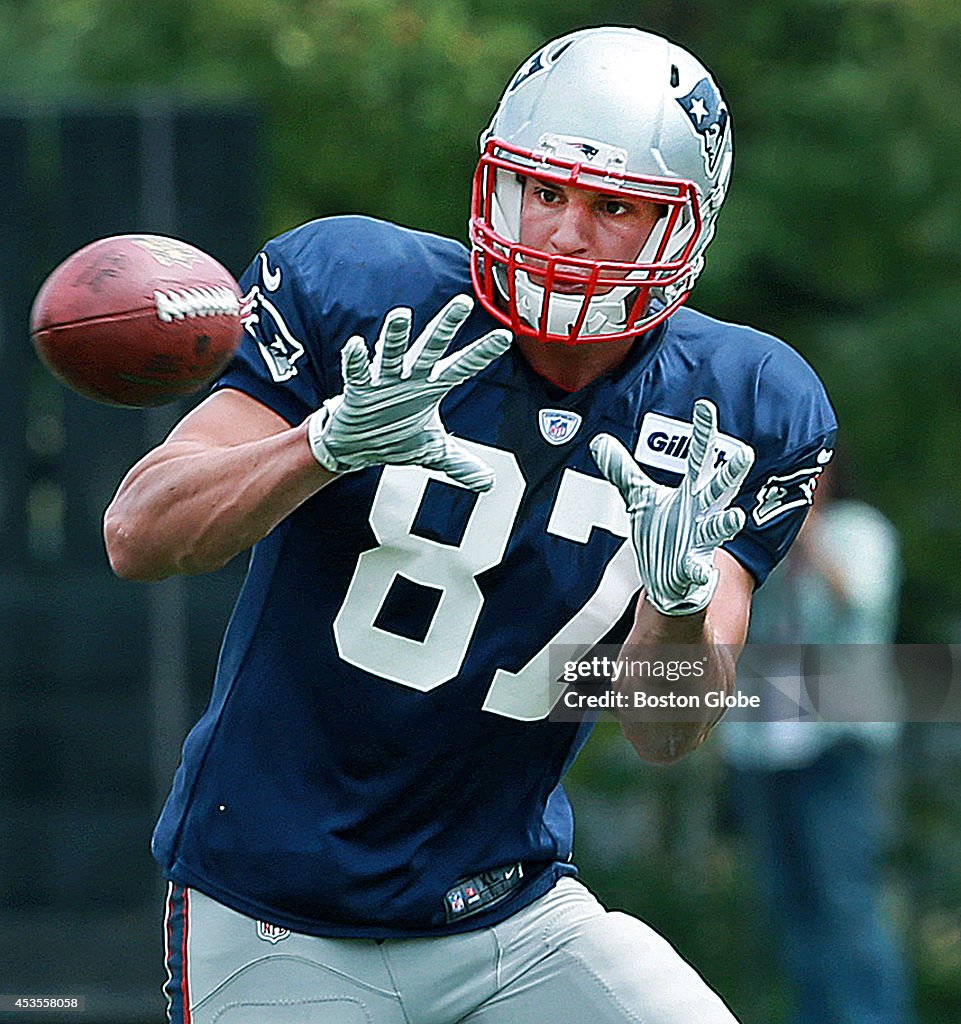 New England Patriots Practice With Philadelphia Eagles