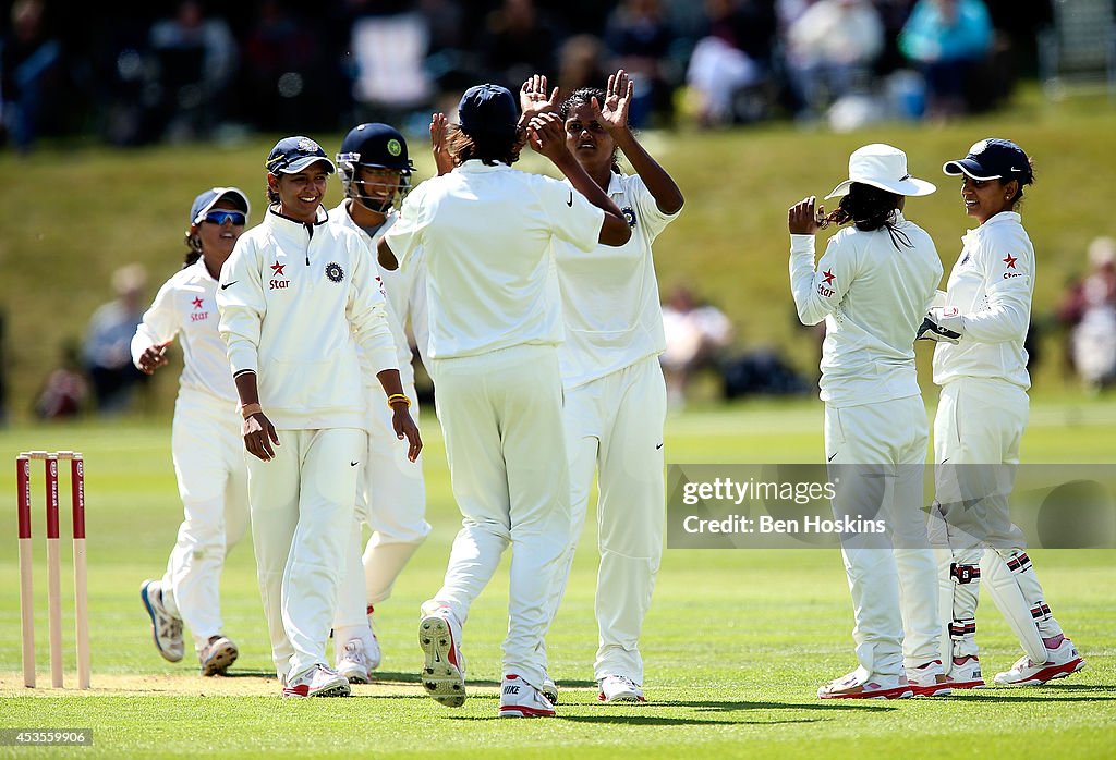 England Women v India Women Test Match 2014 - Day One