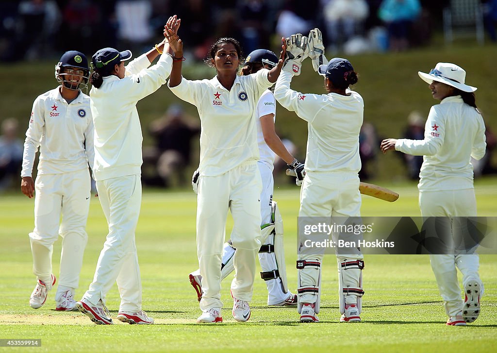 England Women v India Women Test Match 2014 - Day One