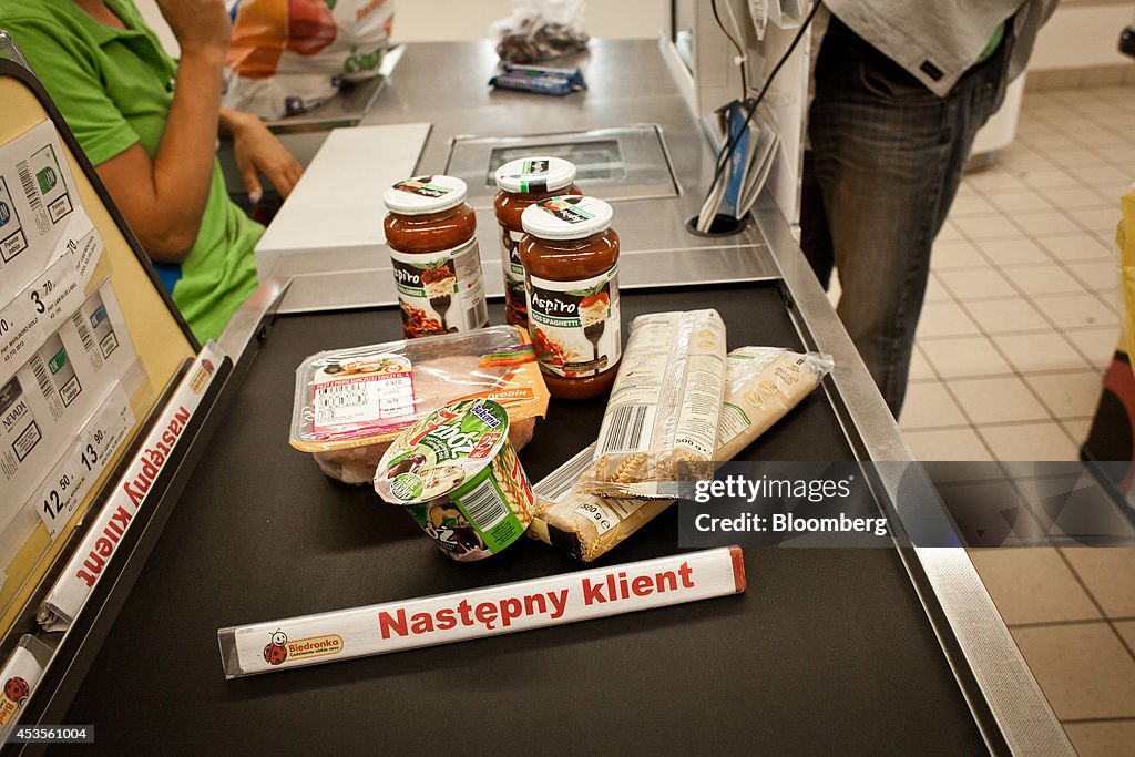 Inside A Jeronimo Martins SGPS SA Biedronka Supermarket As Russia Sanctions Hurt Poland Most