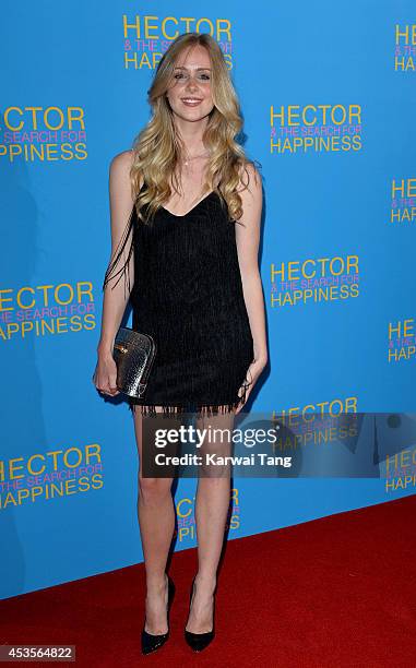 Diana Vickers attends the UK Premiere of "Hector And The Search For Happiness" at Empire Leicester Square on August 13, 2014 in London, England.