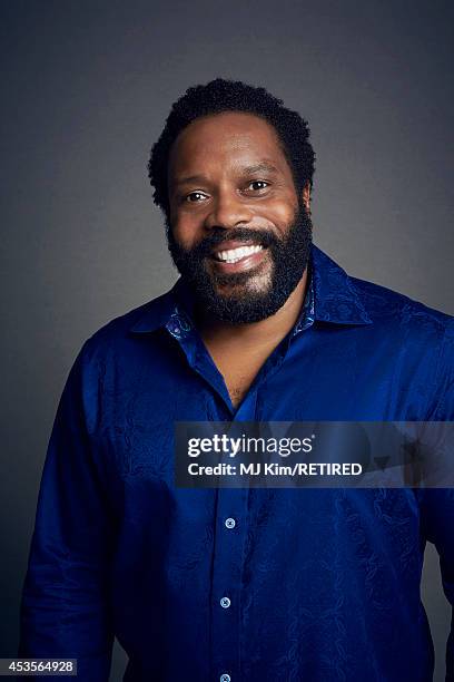 Chad L. Coleman poses for a portrait at the Getty Images Portrait Studio powered by Samsung Galaxy at Comic-Con International 2014 on July 24, 2014...