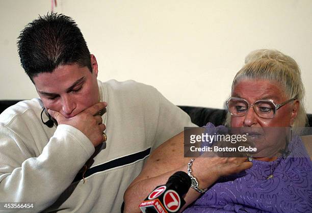 Robert Davis with his mother Olga M. Davis, as they discuss the murder of her daughter Debra Davis, which was allegedly linked to James Bulger and...
