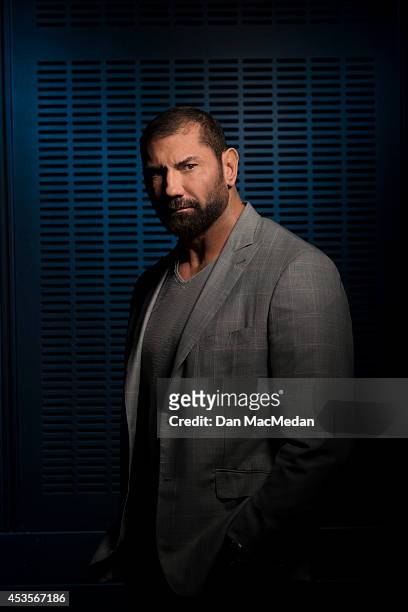 Actor Dave Bautista is photographed for USA Today on July 21, 2014 in Los Angeles, California.