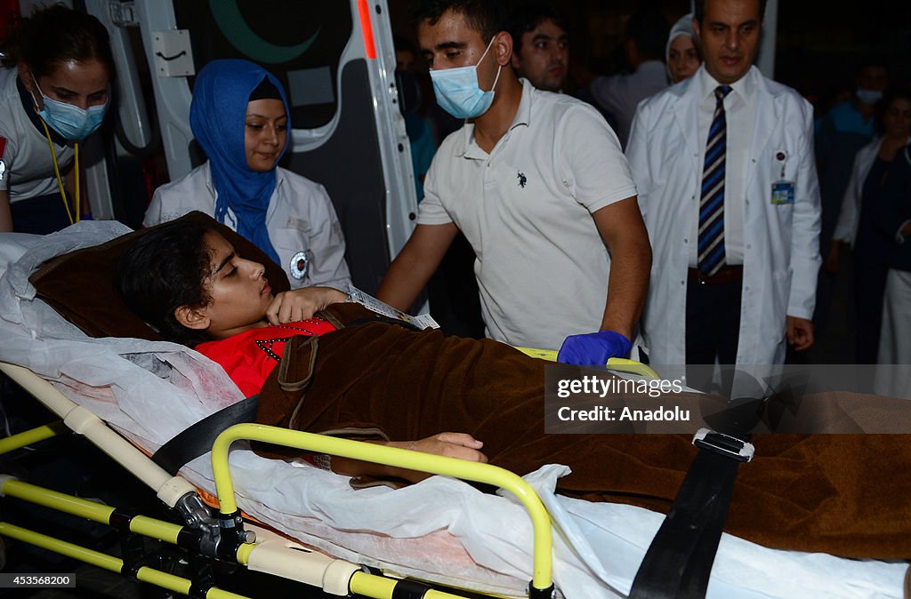 Injured Palestinians airlifted to Turkey