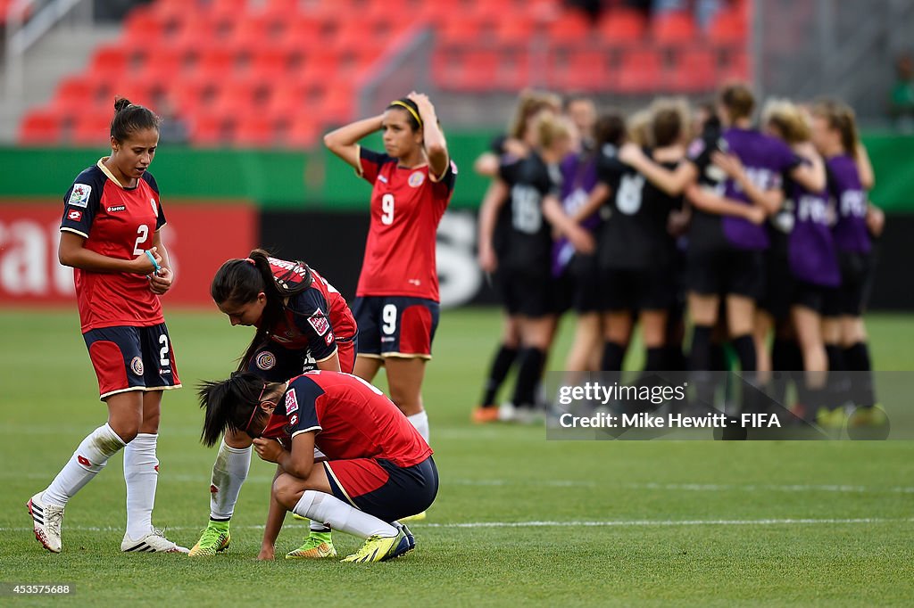 Costa Rica v New Zealand: Group D - FIFA U-20 Women's World Cup Canada 2014