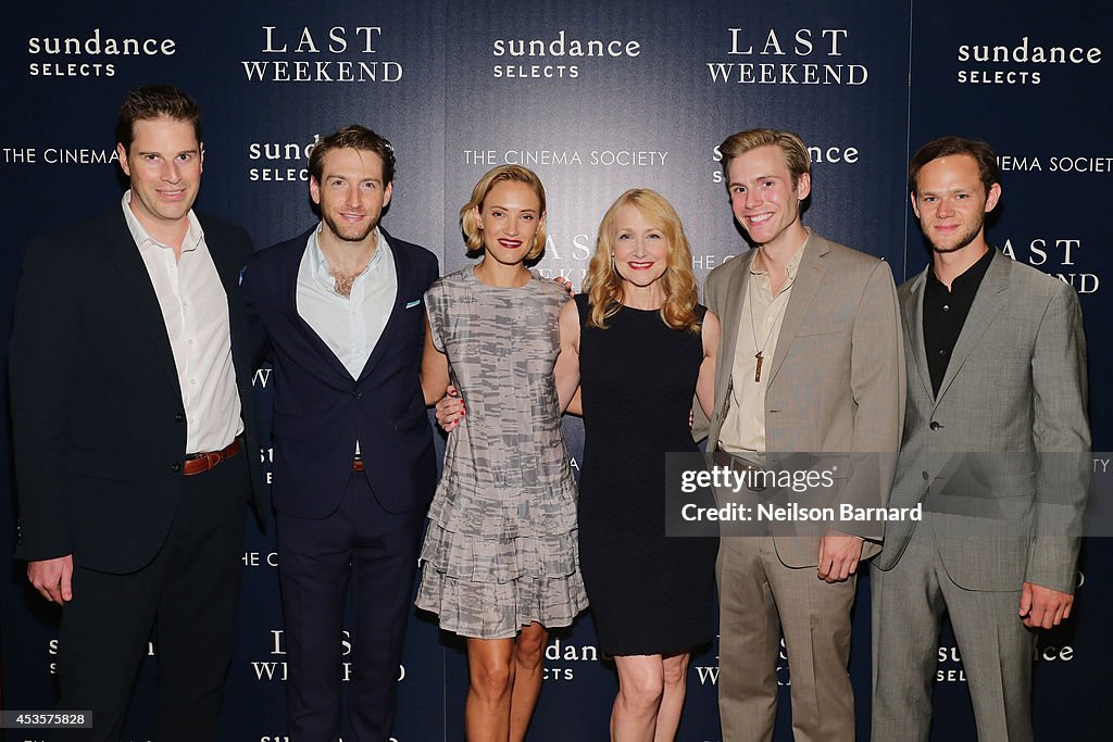 Sundance Selects & The Cinema Society Host A Special Screening Of "Last Weekend" - Arrivals