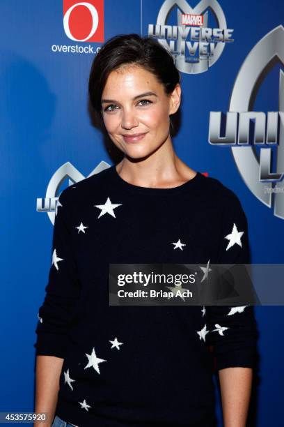 Katie Holmes attends Marvel Universe LIVE! NYC World Premiere on August 13, 2014 in New York City.