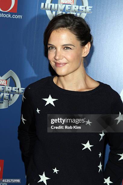 Katie Holmes attends Marvel Universe LIVE! NYC World Premiere on August 13, 2014 in New York City.