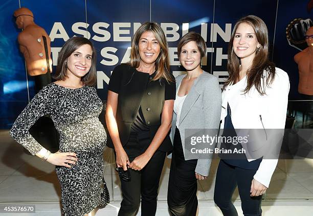 Juliette Feld, Nina Garcia, Nicole Feld and Alana Feld attend Marvel Universe LIVE! NYC World Premiere on August 13, 2014 in New York City.