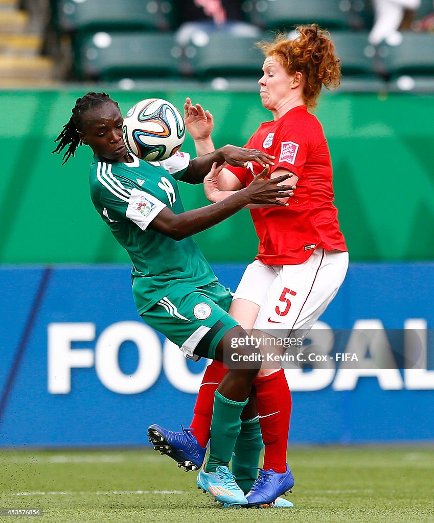 Nigeria v England: Group C - FIFA U-20 Women's World Cup Canada 2014