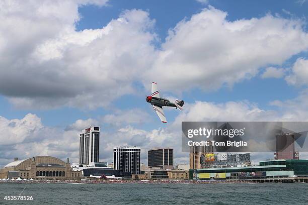 View of The 2014 Atlantic City Airshow, Thunder Over the Boardwalk, on August 13, 2014 in Atlantic City, New Jersey.