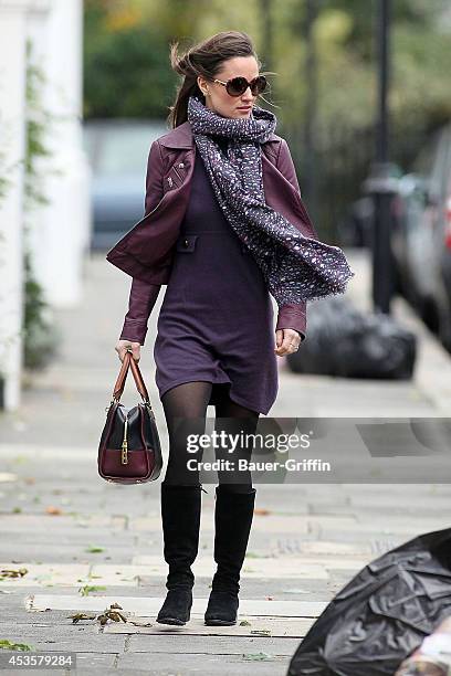 Pippa Middleton is seen on November 22, 2012 in London, United Kingdom.