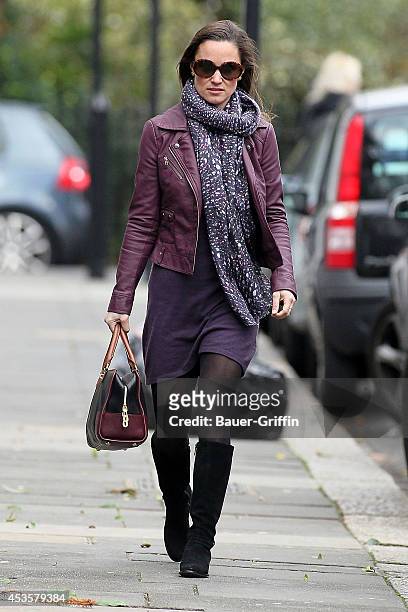 Pippa Middleton is seen on November 22, 2012 in London, United Kingdom.