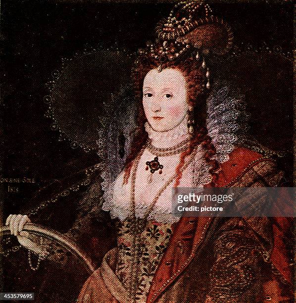 elizabeth i,queen of england. - 皇冠 頭飾 幅插畫檔、美工圖案、卡通及圖標