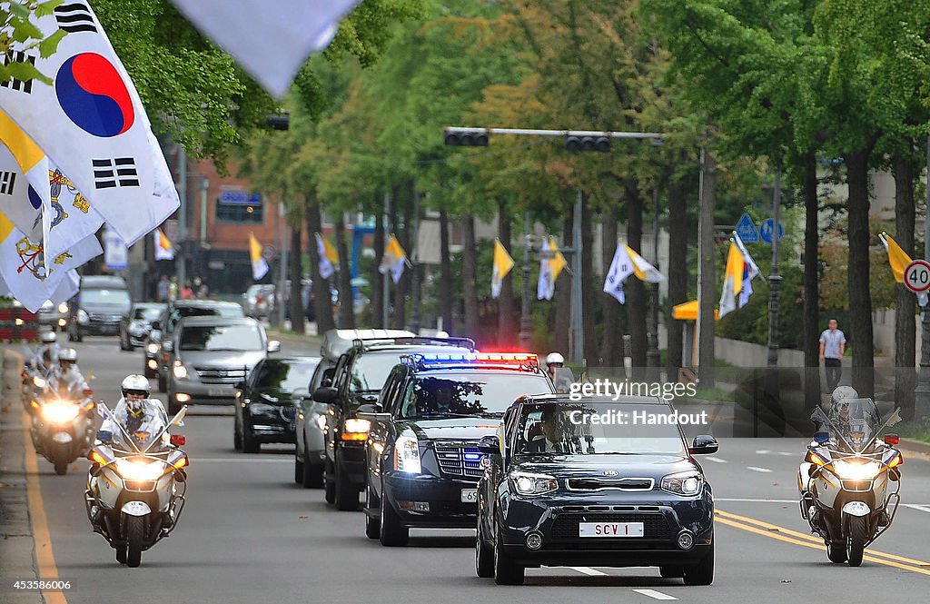 Pope Francis Visits South Korea - Day One